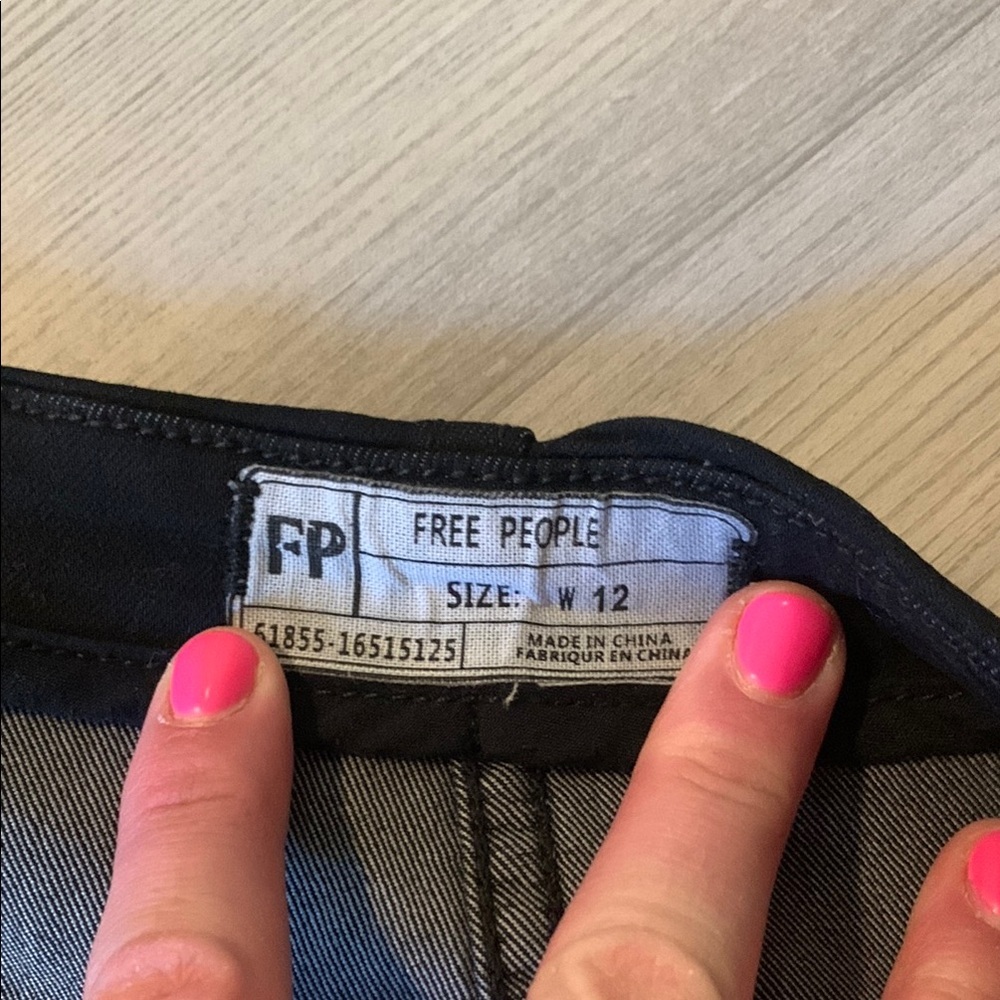 Free People Black Pencil Mini Skirt for Cocktail - Picture 2 of 4